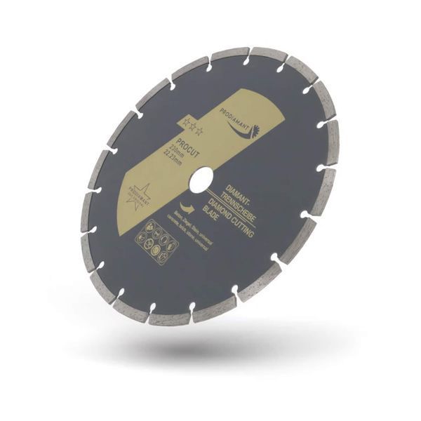 Алмазний відрізний диск PRODIAMANT ProCut 230 мм для бетону, каменю та цегли P-07.PD-CUT-PC фото